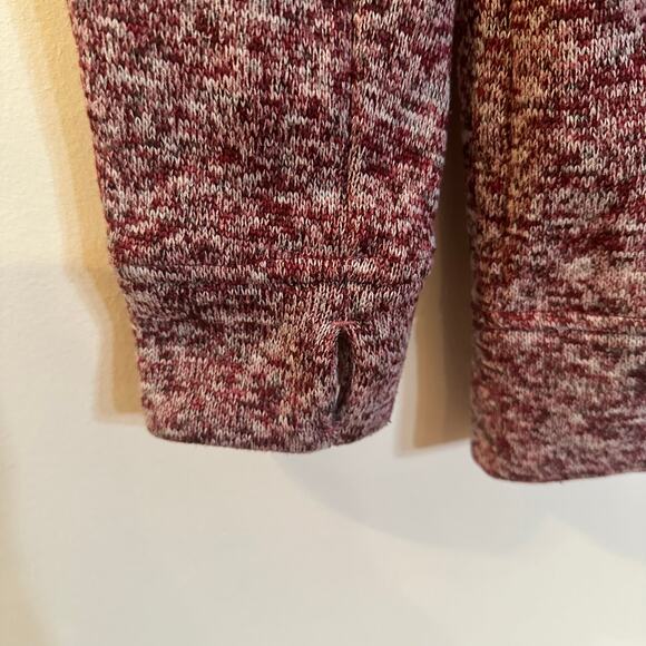 Roots Kids Fleece Sweater sz XL (14) Burgundy Full Zip Sweater - Picture 9 of 10